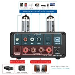 AIYIMA T9 - HiFi - Bluetooth 5.0 - amplificador - USB - 100W
