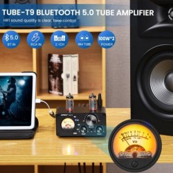 AIYIMA T9 - HiFi - Bluetooth 5.0 - amplificador - USB - 100W