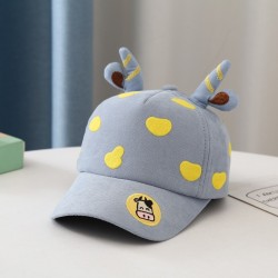 Boné de beisebol infantil - com vaca/chifres de desenho animado