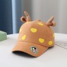 Boné de beisebol infantil - com vaca/chifres de desenho animado