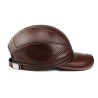 Fashionable vintage baseball cap - genuine leather - unisexHats & Caps