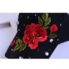 Boné de beisebol da moda - com rosas / cristais / tachas bordadas