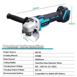 Rebarbadora - sem escova - sem fio - 4 velocidades - 800W