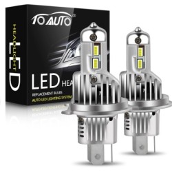 Lâmpada LED para carro/motocicleta - 6000K - chip CSP - H1/H3/H7/H11/H4/9003/HB2 Hi/Lo/9006/HB4 - 2 peças