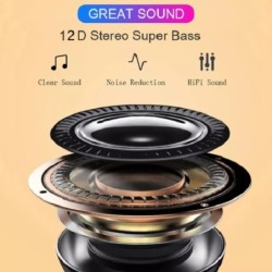 TWS - Bluetooth 5.0 - fones de ouvido sem fio - 400mAh