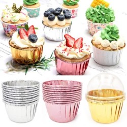Forros de cupcake de papel - copos de cozimento - à prova de óleo