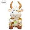 Brinquedo de pelúcia em forma de vaca dos desenhos animados