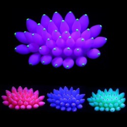 Coral de silicone - brilhando no escuro - decoração de aquário