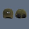 Cotton baseball cap - with glasses - adjustable - unisex - pilot styleHats & Caps