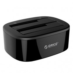 ORICO 2,5 - Estação de ancoragem de disco rígido de 3,5 polegadas USB 3 - HDD de compartimento duplo - Disco rígido SSD