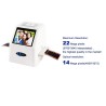 Negative film scanner - high resolution - 8-slide - digital film converter - 2.4"LCDCamera