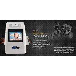 Negative film scanner - high resolution - 8-slide - digital film converter - 2.4"LCDCamera
