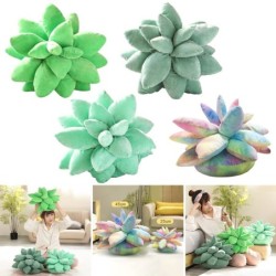 Almofada de pelúcia decorativa - planta de cacto suculento