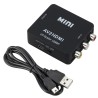 Adaptador conversor AV para HDMI AV2HDMI 1080p