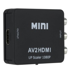 Adaptador conversor AV para HDMI AV2HDMI 1080p