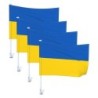 Flag of Ukraine - car decoration - 4 piecesStickers