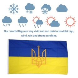 Bandeira nacional ucraniana - 150 * 90 cm