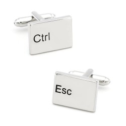 Teclado ESC e CTRL - abotoaduras