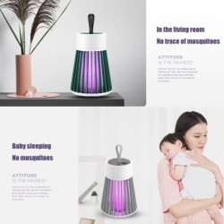 Exterminador de mosquitos elétrico - LED / lâmpada UV - USB / recarregável