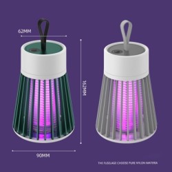 Exterminador de mosquitos elétrico - LED / lâmpada UV - USB / recarregável