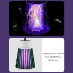 Exterminador de mosquitos elétrico - LED / lâmpada UV - USB / recarregável