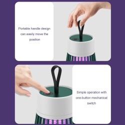 Exterminador de mosquitos elétrico - LED / lâmpada UV - USB / recarregável