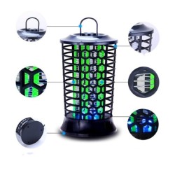 Lâmpada para matar mosquitos - armadilha - luz noturna elétrica - USB - LED - UV