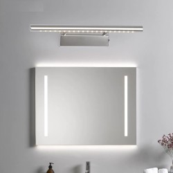 Candeeiro de parede LED moderno - luz de espelho - aço inoxidável
