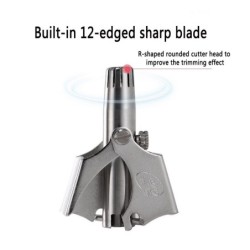 Nose trimmer - manual shaver - waterproof - stainless steelHair trimmers