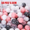 Bolas de plástico macias coloridas - para piscinas de água / tendas de jogo - 50 peças - 100 peças