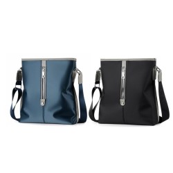 Bolsa de ombro fashion - couro - impermeável - unissex