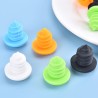 Rolha de garrafa de vinho - tampas de silicone - em forma de parafuso - 5 peças