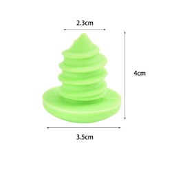 Rolha de garrafa de vinho - tampas de silicone - em forma de parafuso - 5 peças