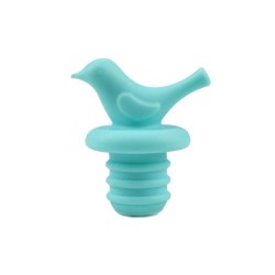 Rolha de garrafa de vinho - silicone - em forma de pássaro