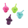 Rolha de garrafa de vinho - silicone - em forma de pássaro