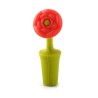Rolha de garrafa de vinho - silicone - em forma de flores