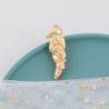Retro golden brooch - asymmetric abstractBrooches