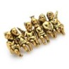Broche vintage - 6 figuras de anjos da sorte