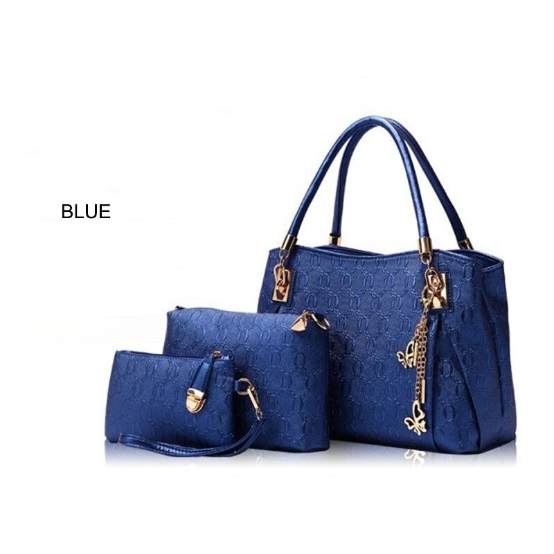 Bolsas de couro luxuosas - conjunto de 3 peças