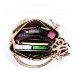 Bolsas de couro luxuosas - conjunto de 3 peças