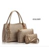 Bolsas de couro luxuosas - conjunto de 3 peças