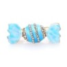 Sweet candy shaped brooch - with rhinestonesBrooches