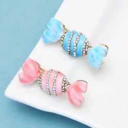 Sweet candy shaped brooch - with rhinestonesBrooches