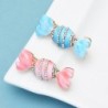 Sweet candy shaped brooch - with rhinestonesBrooches