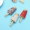 Elegant brooch - sparkling popsicle ice creamBrooches