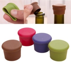 Tampa de garrafa de vinho de silicone - rolha à prova de vazamentos