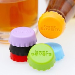 Tampa de garrafa de cerveja de silicone - rolha reutilizável - 6 peças