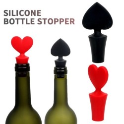 Rolha de garrafa de vinho / cerveja de silicone - à prova de vazamentos - reutilizável