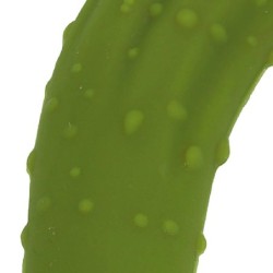 Rolha de garrafa de vinho de silicone - em forma de pepino - reutilizável