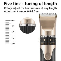 Máquina de cortar cabelo/barba profissional - aparador elétrico - 1200mAh
